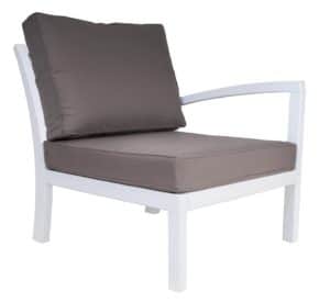 Leisure Collection Patio Set – left-armed armchair