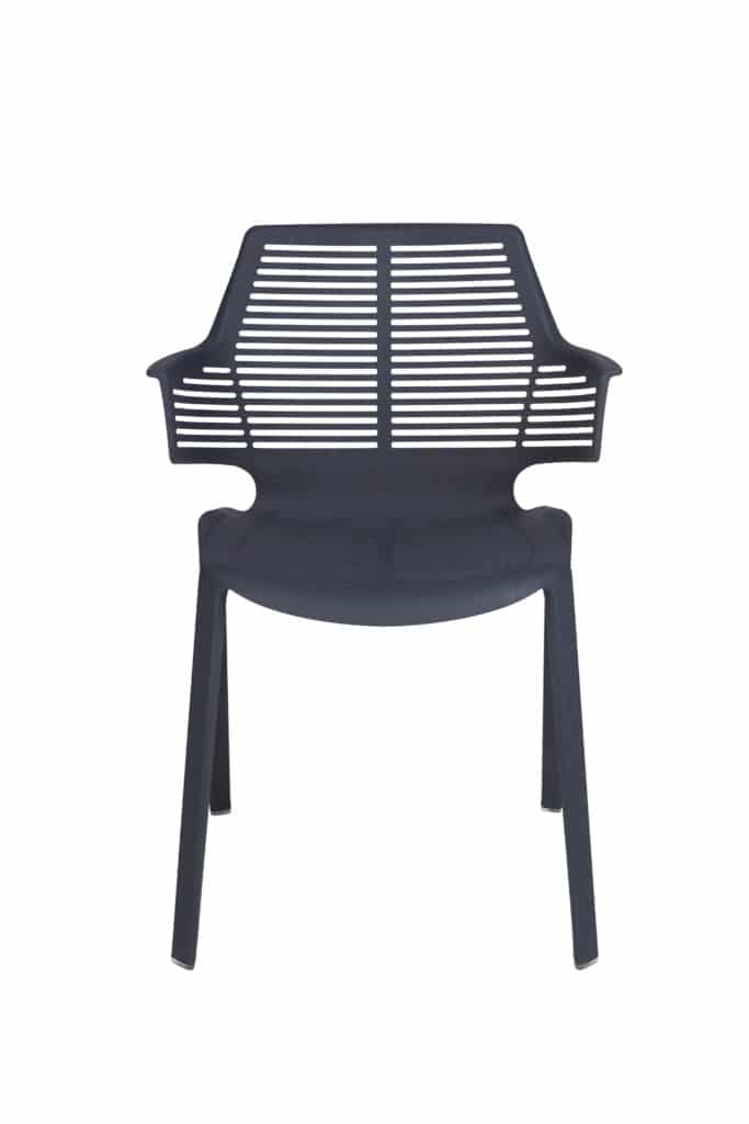 Contemporary Collection Commercial Outdoor Furniture – Ajo Armchair – Dark Grey