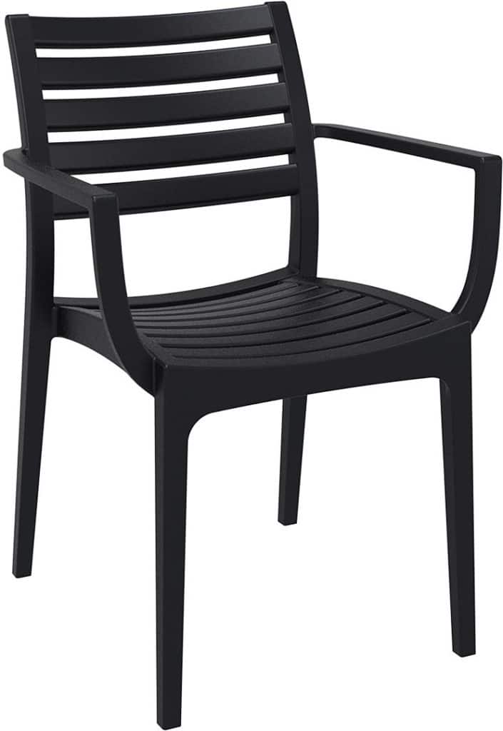 Contemporary Collection Commercial Outdoor Furniture – Indio Armchair - Black
