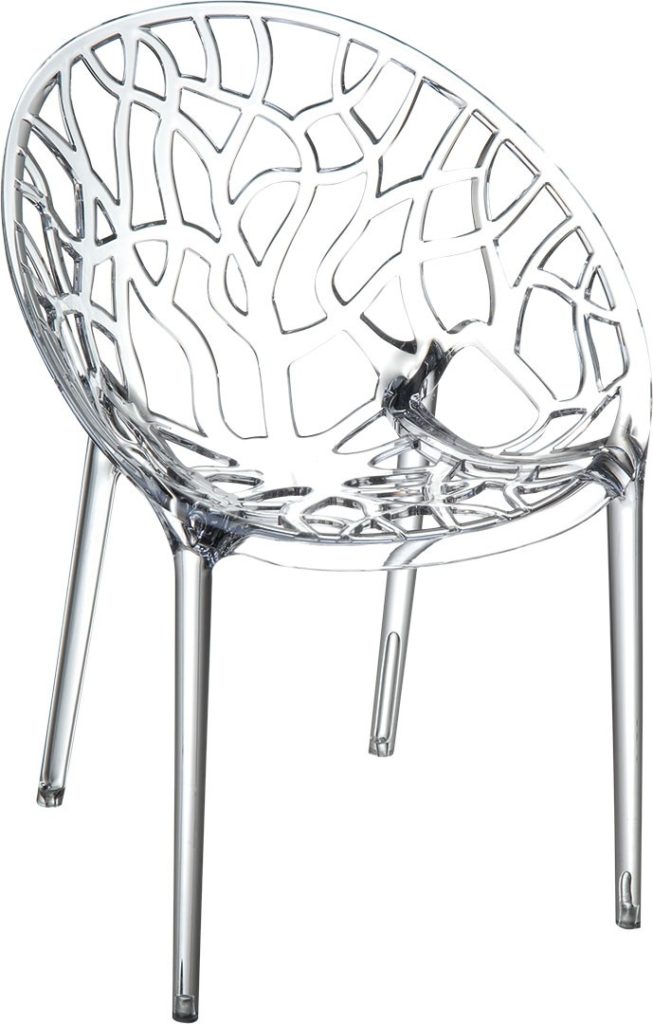 Contemporary Collection Commercial Outdoor Furniture – Rancho Chair – Transparent