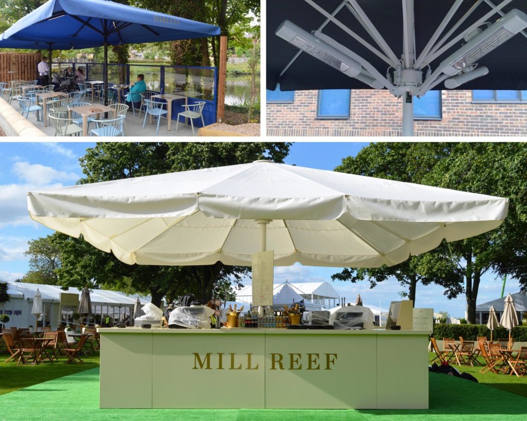 Commercial Parasol - Teamed with other outdoor furniture, our Commercial Parasols add real wow factor to your outdoor area.